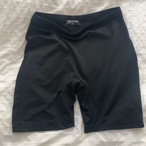 The Kript black biker shorts